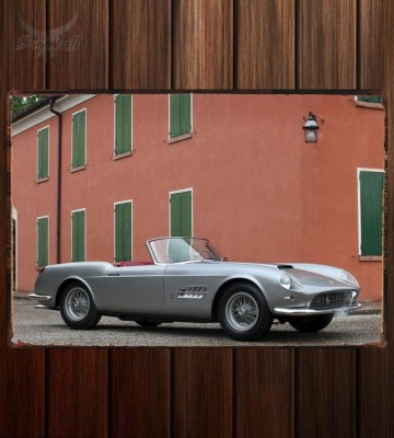 Металлическая табличка Ferrari 250 GT Cabriolet Pinin Farina 258